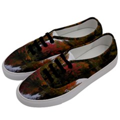 Autumn Pond Men s Classic Low Top Sneakers by IIPhotographyAndDesigns