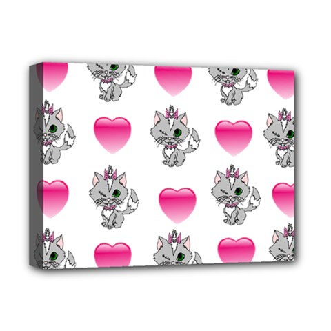 Evil Sweetheart Kitty Deluxe Canvas 16  X 12   by IIPhotographyAndDesigns