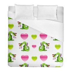 Dragons And Hearts Duvet Cover (full/ Double Size) by IIPhotographyAndDesigns