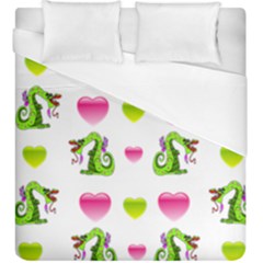 Dragons And Hearts Duvet Cover (king Size) by IIPhotographyAndDesigns