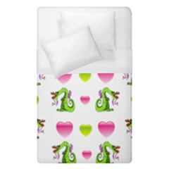 Dragons And Hearts Duvet Cover (single Size) by IIPhotographyAndDesigns