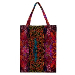 Retro Multi Colors Pattern Created By Flipstylez Designs Classic Tote Bag by flipstylezfashionsLLC