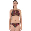 Retro multi colors pattern Created by FlipStylez Designs Perfectly Cut Out Bikini Set View1