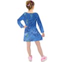 Star Fall Kids  Long Sleeve Velvet Dress View2