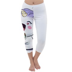 Cupcake Unicorn Capri Winter Leggings 