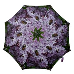 Lilac Bumble Bee Hook Handle Umbrellas (medium)