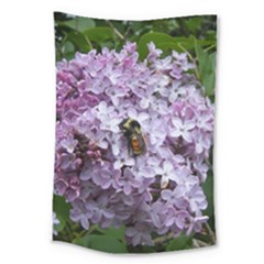 Lilac Bumble Bee Large Tapestry