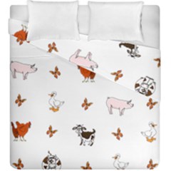 Farm Animals Duvet Cover Double Side (king Size) by IIPhotographyAndDesigns