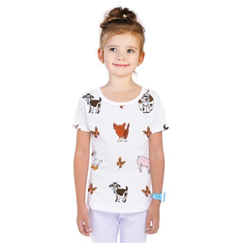 Farm Animals Kids  One Piece Tee by IIPhotographyAndDesigns