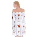 Farm Animals Off Shoulder Skater Dress View2