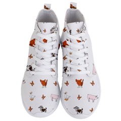 Farm Animals Men s Lightweight High Top Sneakers