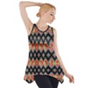 Red and black zig zags  Side Drop Tank Tunic View1