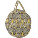 Gold and black geometric designs created by FlipStylez Designs Giant Round Zipper Tote View2