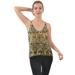 Gold And Black Geometric Designs Created By Flipstylez Designs Cami by flipstylezfashionsLLC