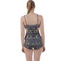 Zig zag stretched goldsmere gold triangles design by kiekiestrickland  Boyleg Tankini Set  View2