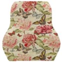 Watercolor Vintage Flowers Butterflies Lace 1 Car Seat Back Cushion  View1