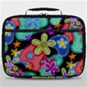 Colorful Retro Flowers Fractalius Pattern 1 Full Print Lunch Bag View1