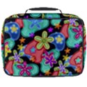 Colorful Retro Flowers Fractalius Pattern 1 Full Print Lunch Bag View2