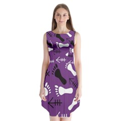 Purple Sleeveless Chiffon Dress   by HASHDRESS