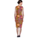 Traditional Africa Border Wallpaper Pattern Colored 3 Classic Sleeveless Midi Dress View2