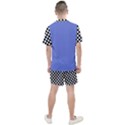 Periwinkle Blue Racer Men s Mesh Tee and Shorts Set View2