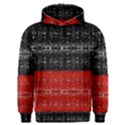 Red and black lace in layers created by FlipStylez Designs Men s Overhead Hoodie View1