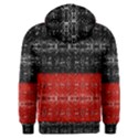 Red and black lace in layers created by FlipStylez Designs Men s Overhead Hoodie View2