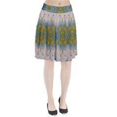 Cosmic Waters Warp Pleated Skirt