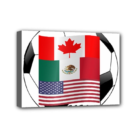 United Football Championship Hosting 2026 Soccer Ball Logo Canada Mexico Usa Mini Canvas 7  X 5  by yoursparklingshop