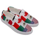 United Football Championship Hosting 2026 Soccer Ball Logo Canada Mexico Usa Men s Canvas Slip Ons View3