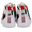 United Football Championship Hosting 2026 Soccer Ball Logo Canada Mexico Usa Kid s Mid-Top Canvas Sneakers View4