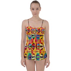 Colorful Shapes                                    Babydoll Tankini Set by LalyLauraFLM