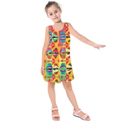 Colorful Shapes                                         Kid s Sleeveless Dress