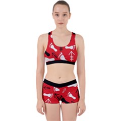 Red Swatch#2 Work It Out Gym Set by HASHDRESS