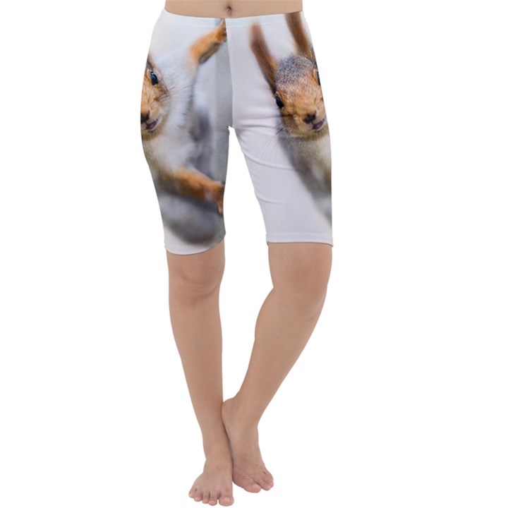 Curious Squirrel Cropped Leggings 