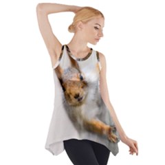 Curious Squirrel Side Drop Tank Tunic by FunnyCow