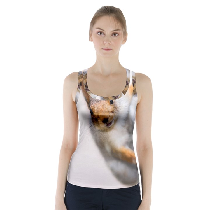 Curious Squirrel Racer Back Sports Top