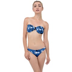 Blue #2 Classic Bandeau Bikini Set