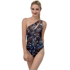 Melted Metal                                       To One Side Swimsuit