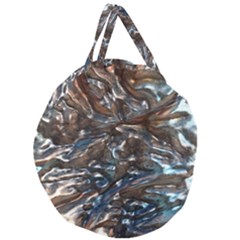 Melted Metal                                      Giant Round Zipper Tote