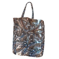 Melted Metal                                    Giant Grocery Zipper Tote by LalyLauraFLM