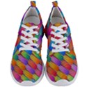 Colorful textured shapes pattern                             Men s Lightweight Sports Shoes View1