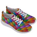 Colorful textured shapes pattern                             Men s Lightweight Sports Shoes View3