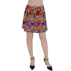 Coloful Strokes Canvas                                    Panel Skirt by LalyLauraFLM