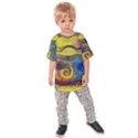 Painted swirls                              Kids  Raglan Tee View1