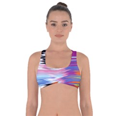 Waves                                        Got No Strings Sports Bra by LalyLauraFLM