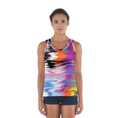 Waves                                    Women s Sport Tank Top by LalyLauraFLM