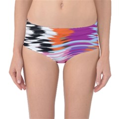 Waves                                    Mid-waist Bikini Bottoms by LalyLauraFLM