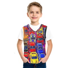 Colorful Toy Racing Cars Kids  Sportswear by FunnyCow