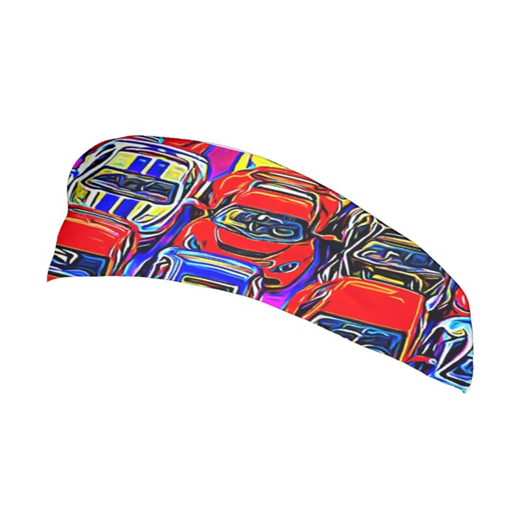 Colorful Toy Racing Cars Stretchable Headband